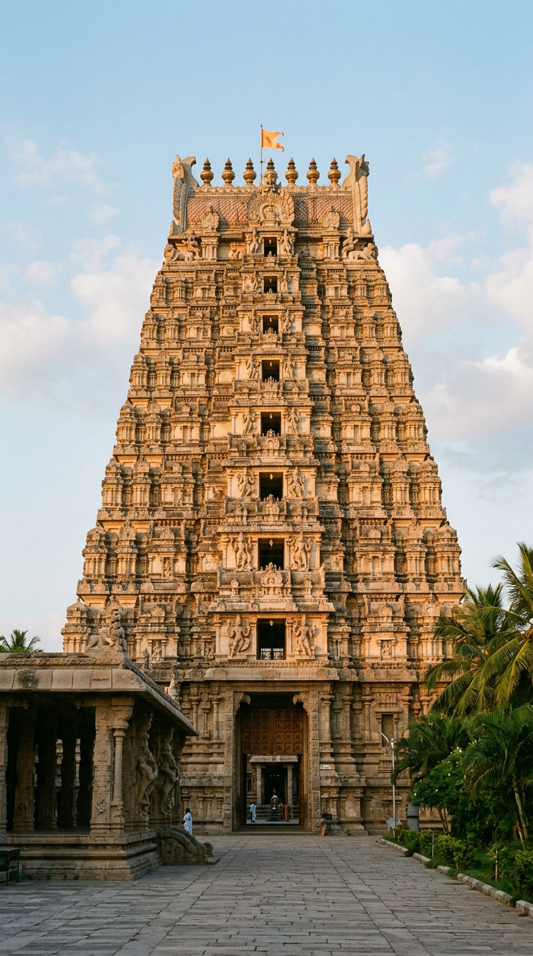Ekambareswarar Temple gopuram in Kanchipuram